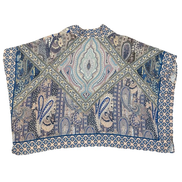 Anthropologie Bl-nk London Aletha Cropped Kimono One Size Bohemian Summer - Picture 12 of 16